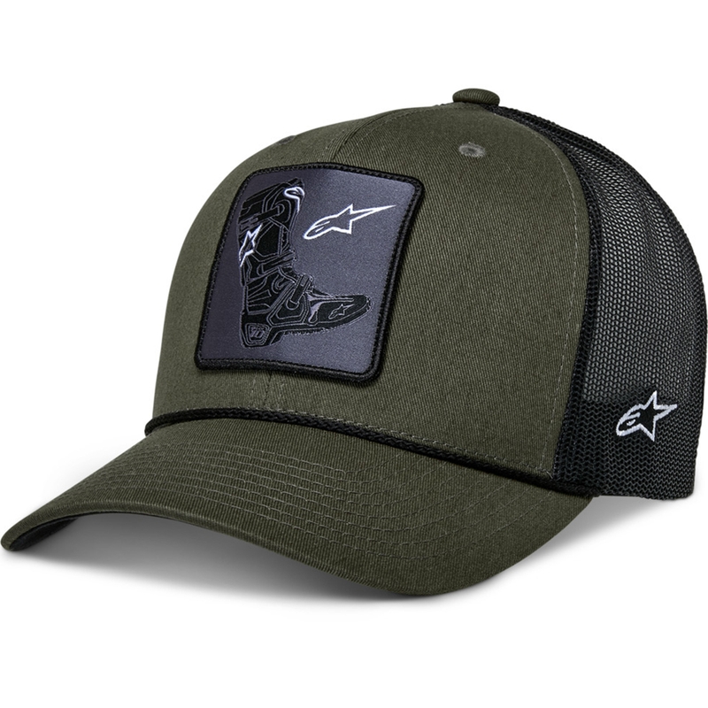 Alpinestars Kepurė su raišteliais žalia-juoda