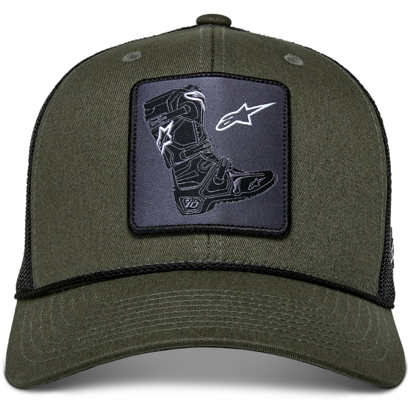 Alpinestars Kepurė su raišteliais žalia-juoda