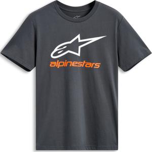 Marškinėliai Alpinestars Always 2.0 CSF pilka-balta-oranžinė