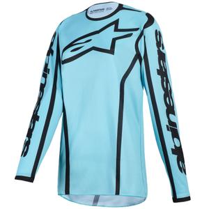 Alpinestars Stella Fluid Apex Motokroso marškinėliai moterims Turquoise and Black