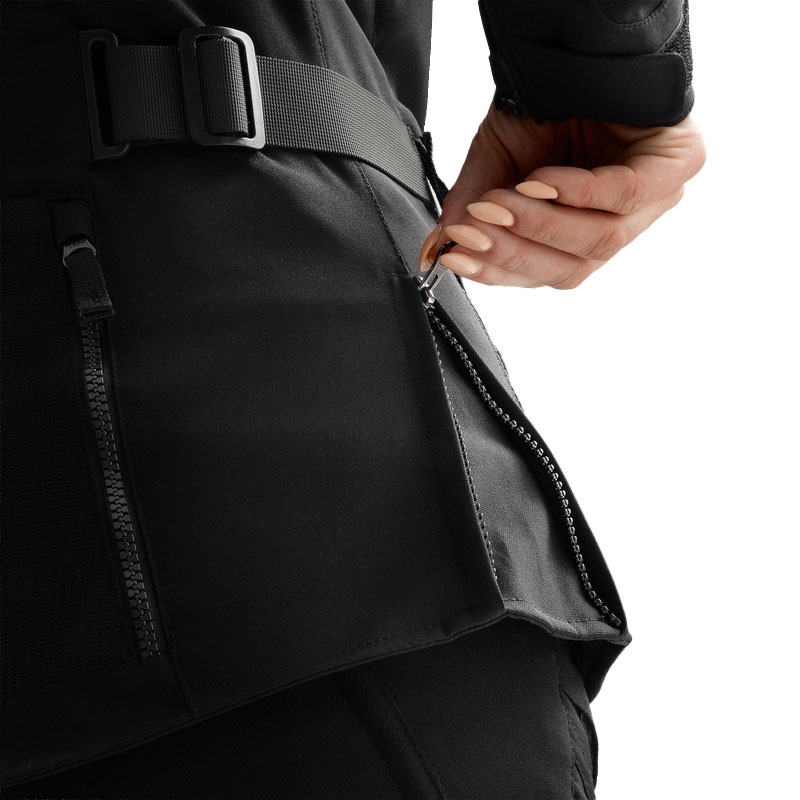 Rebelhorn Hardy 3.0 Moteriška motociklininko striukė Black