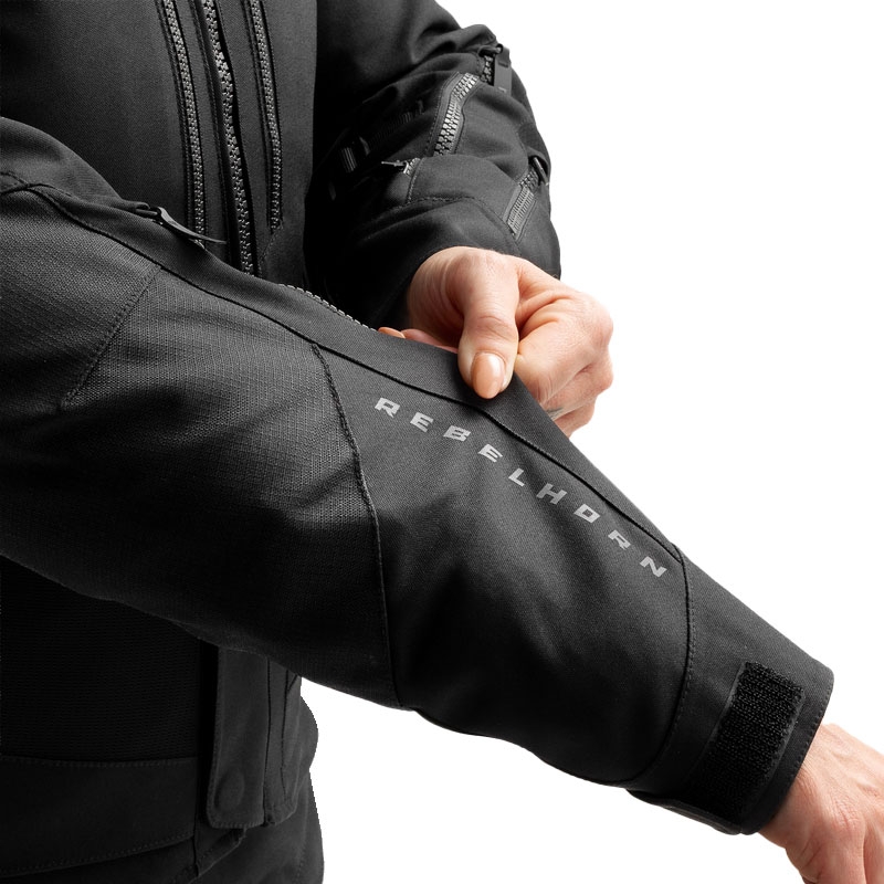 Rebelhorn Hardy 3.0 Moteriška motociklininko striukė Black