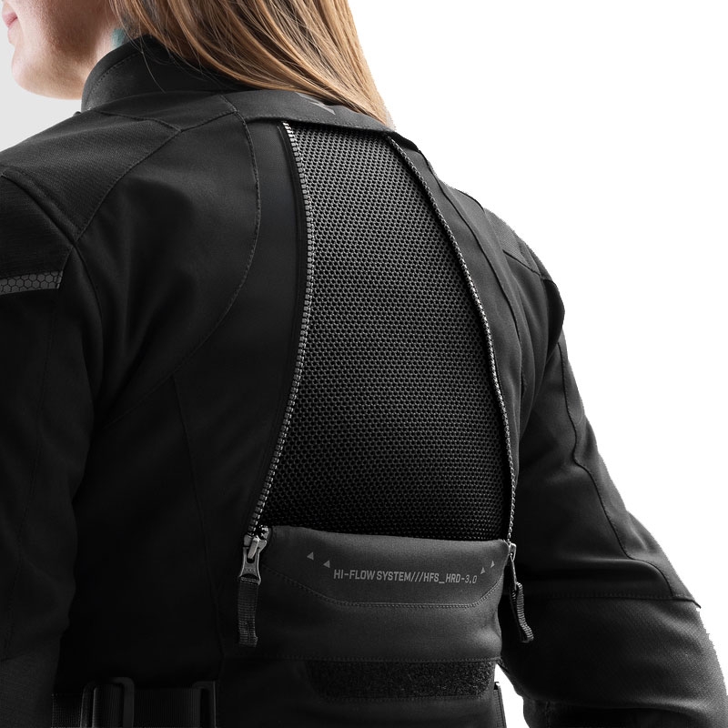 Rebelhorn Hardy 3.0 Moteriška motociklininko striukė Black
