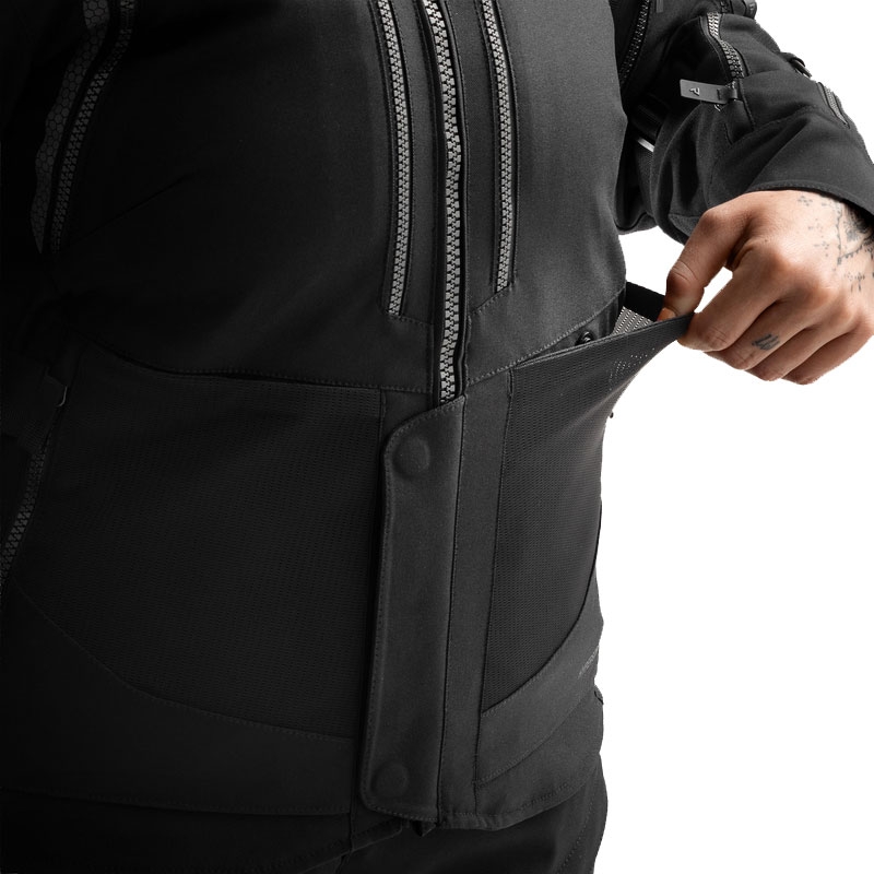 Rebelhorn Hardy 3.0 Moteriška motociklininko striukė Black