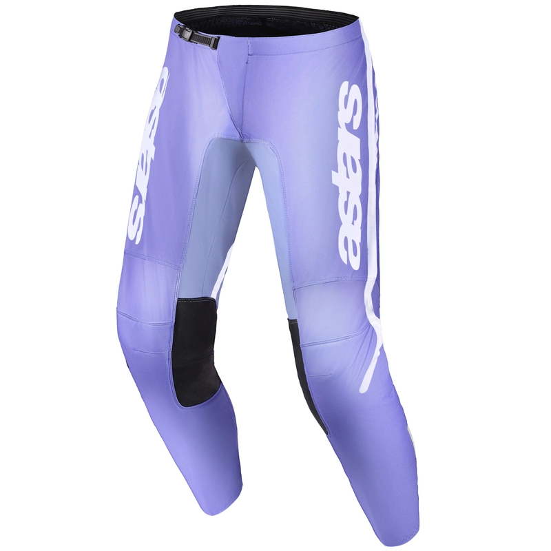 Alpinestars Stella Fluid Apex Motokroso kelnės moterims Violetinė ir balta