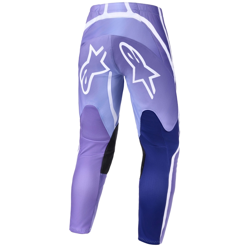 Alpinestars Stella Fluid Apex Motokroso kelnės moterims Violetinė ir balta