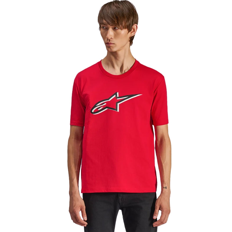 Marškinėliai Alpinestars Ageless Shadow CSF red