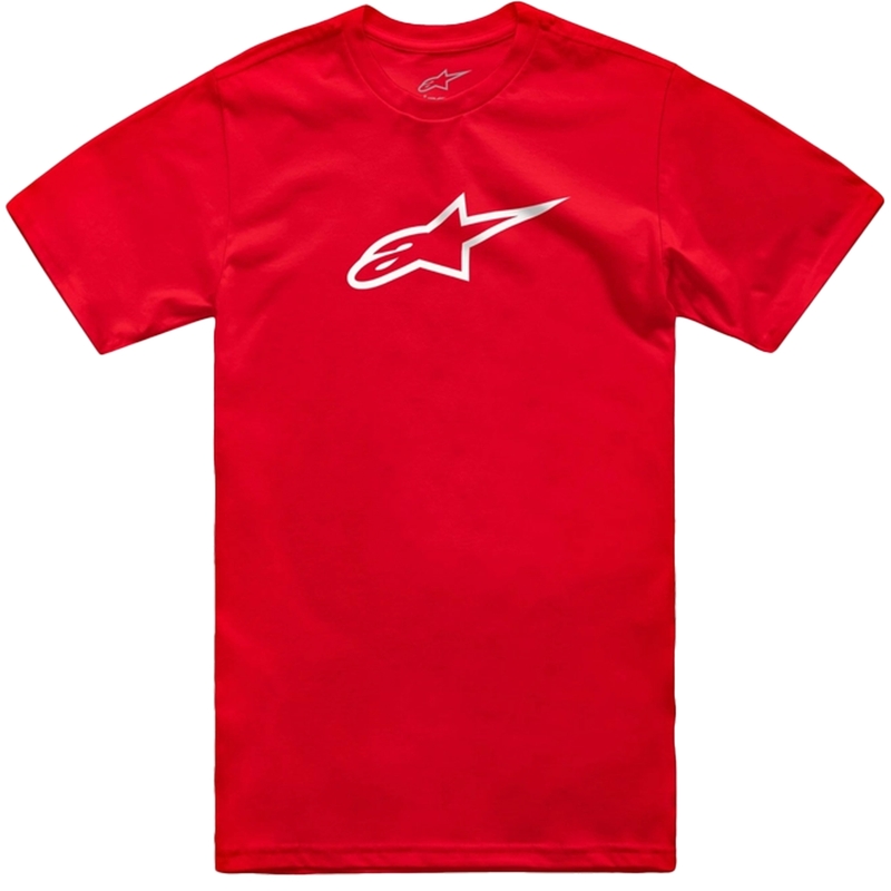 Marškinėliai Alpinestars Ageless 2.0 CSF raudonos ir baltos spalvos