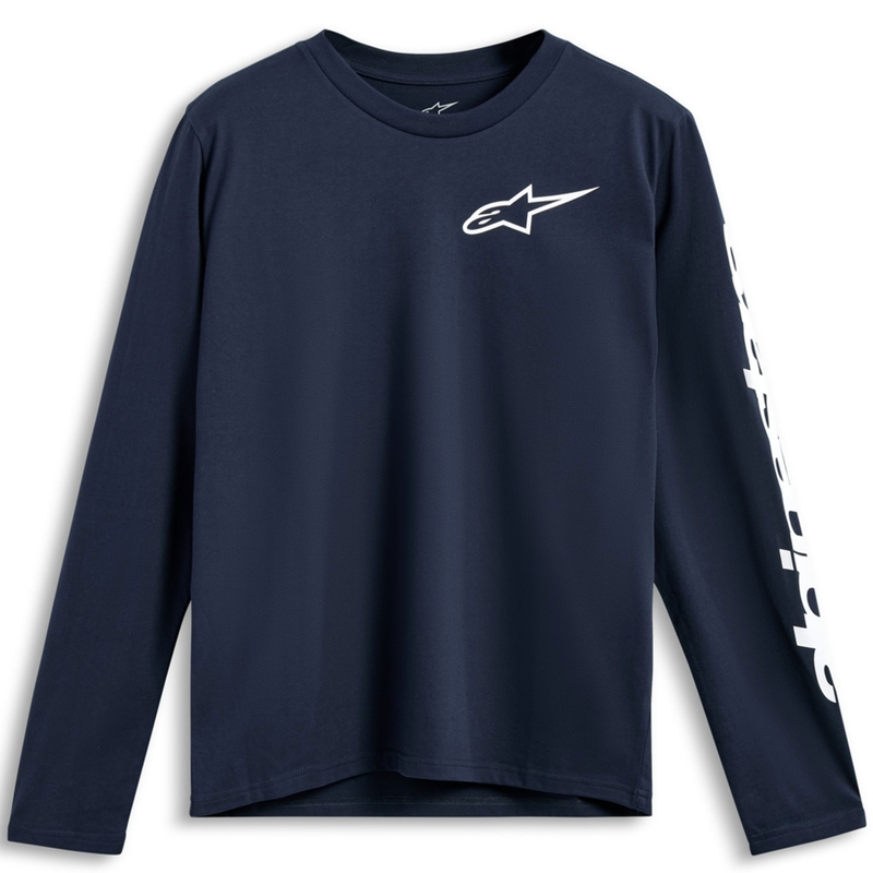 Alpinestars Trackside CSF marškinėliai ilgomis rankovėmis mėlyni