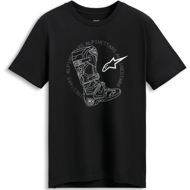 Marškinėliai Alpinestars Tech Boot CSF black