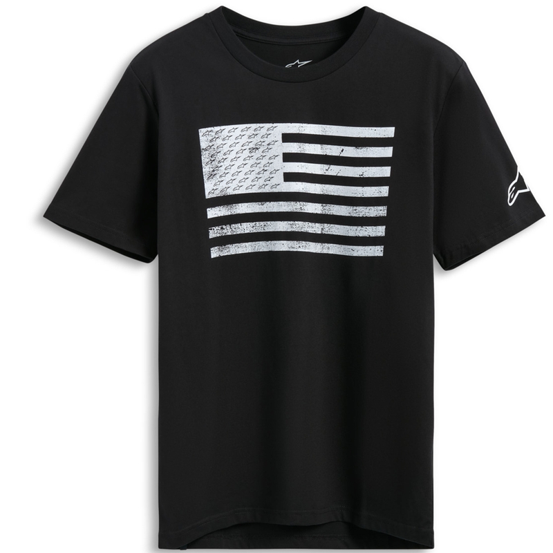 Marškinėliai Alpinestars Waving Patch CSF black