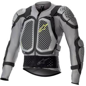 Alpinestars Bionic Action 2 juoda-pilka-fluo geltona kūno apsauga