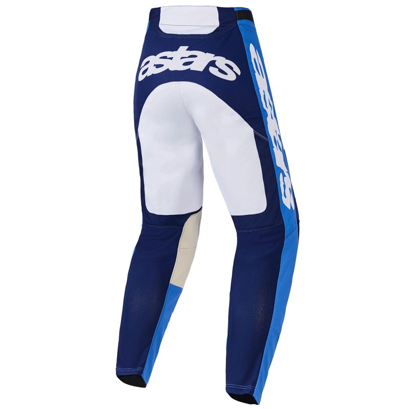 Alpinestars Racer Riway motokroso kelnės mėlyna-šviesiai mėlyna-balta