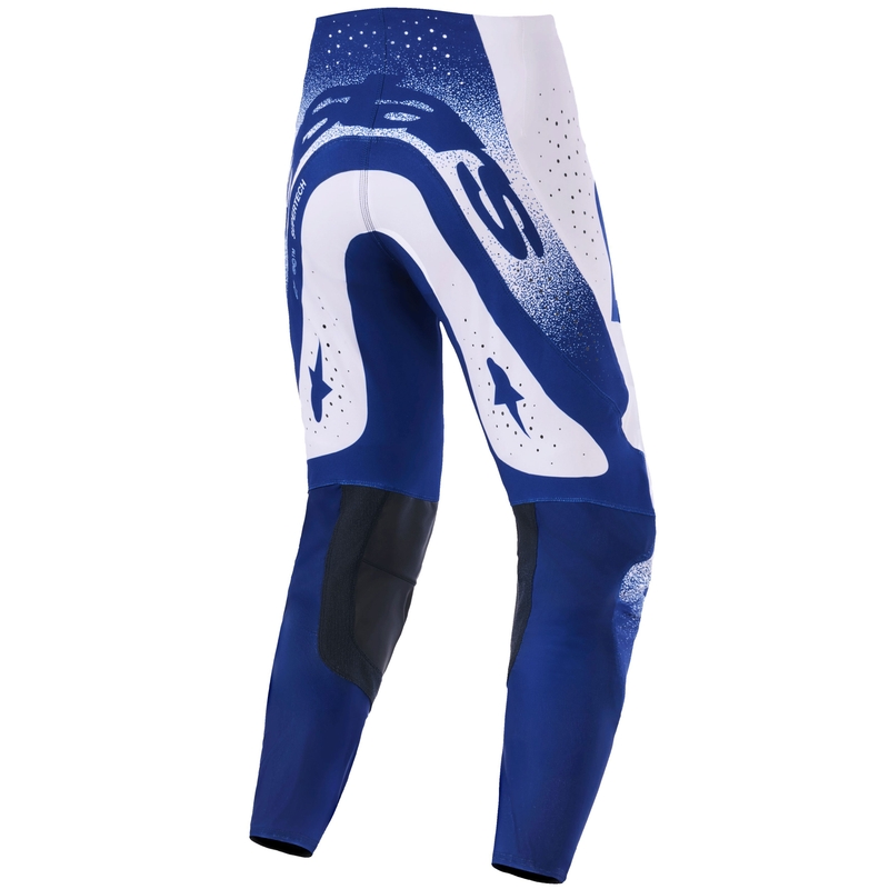 Alpinestars Supertech Scenz motokroso kelnės Šviesiai pilka - tamsiai mėlyna