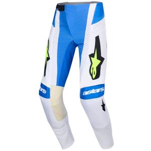 Alpinestars Techstar Knif motokroso kelnės mėlyna-juoda-fluo geltona