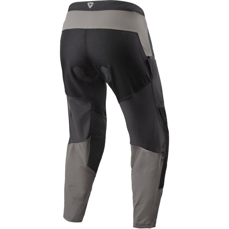 "Revit Territory 2" antracito ir juodos spalvos motociklininkų šortai
