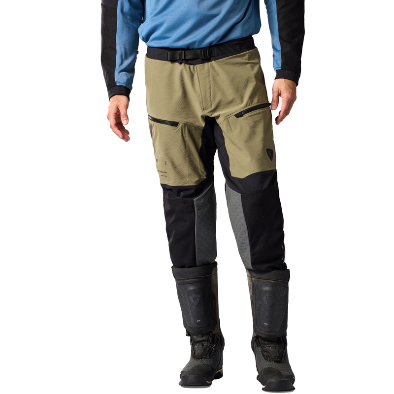 Revit Peninsula 2 motociklininko kelnės žalia-juoda