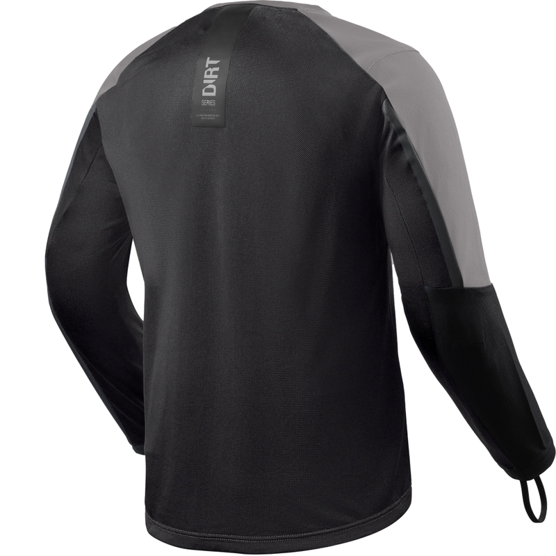 Revit Sierra 2 motokroso marškinėliai juodai pilki
