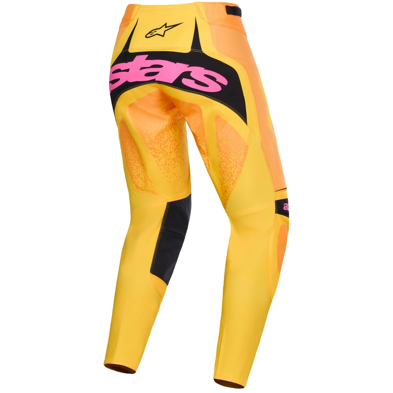 Alpinestars Techstar Nomur motokroso kelnės oranžinė-geltona-rožinė