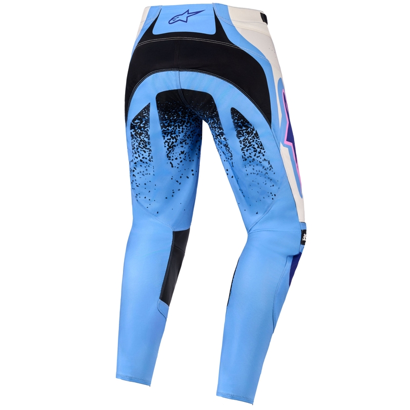 Alpinestars Stella Techstar Nomur Motokroso kelnės moterims Šviesiai mėlyna-balta šviesiai balta, balta-juoda-rožinė