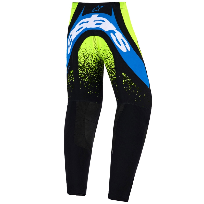 Alpinestars Techstar Nomur vaikiškos motokroso kelnės tamsiai mėlyna-fluo geltona-mėlyna