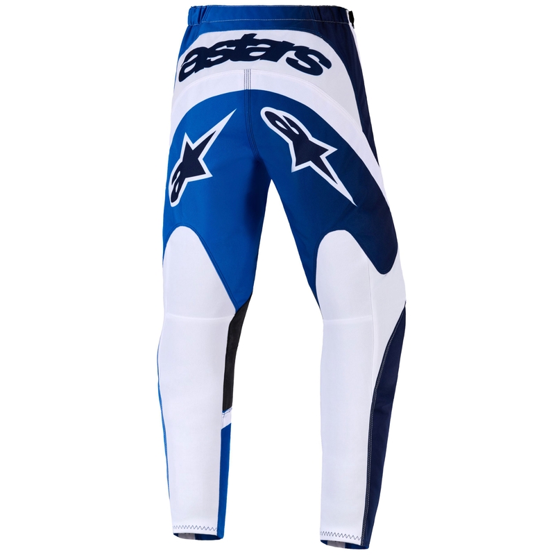 Alpinestars Fluid Portl mėlynos ir baltos spalvos vaikiškos motokroso kelnės