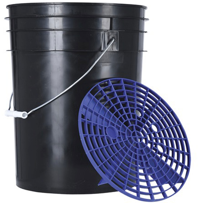 Kibiras su lašėjimo padėklu "Oxford" juoda ir mėlyna