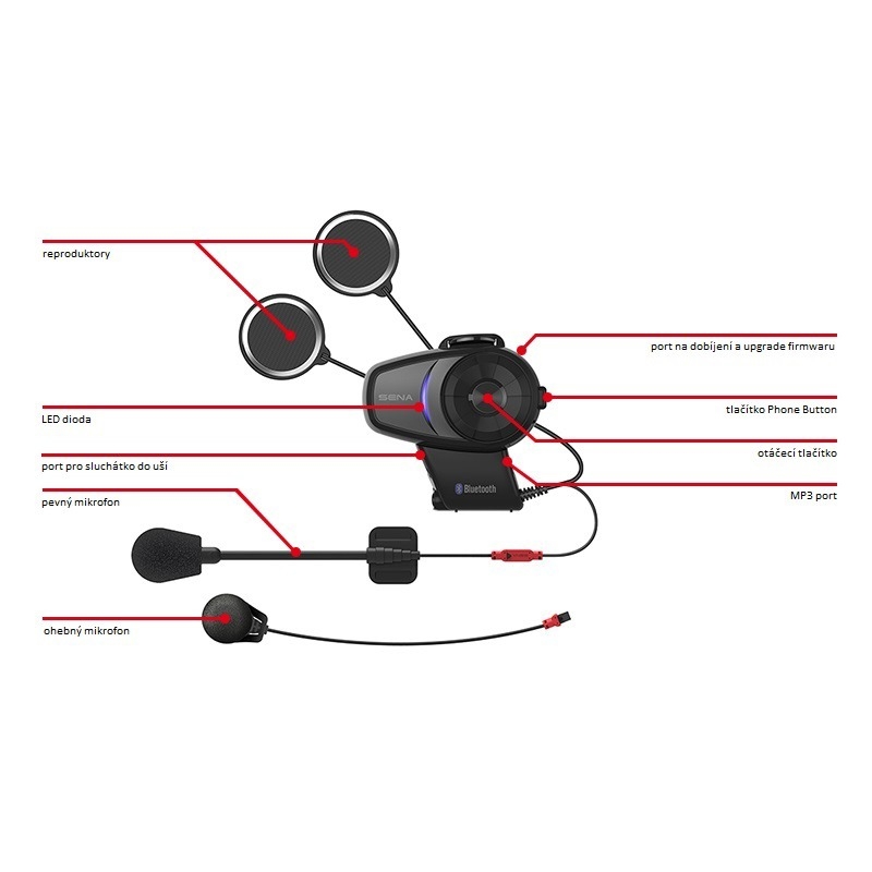 "Bluetooth" laisvų rankų įranga SENA 10S