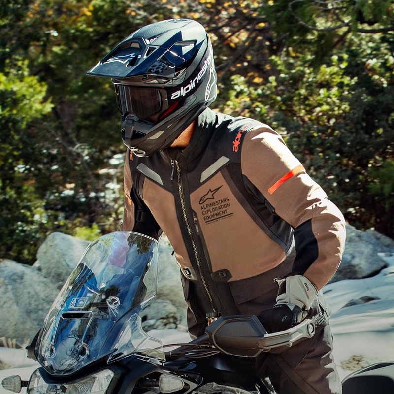 Alpinestars ST-7 Gore-Tex striukė ruda-juoda
