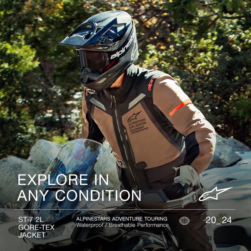 Alpinestars ST-7 Gore-Tex striukė ruda-juoda