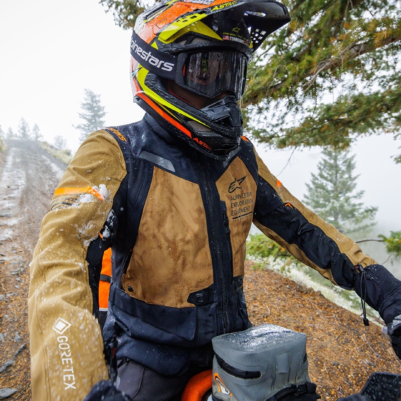 Alpinestars ST-7 Gore-Tex striukė ruda-juoda