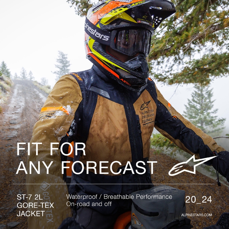 Alpinestars ST-7 Gore-Tex striukė ruda-juoda