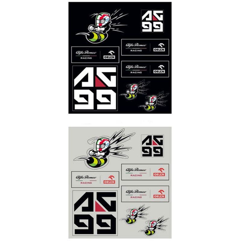 Alfa Romeo Racing F1 Giovinazzi lipdukų rinkinys