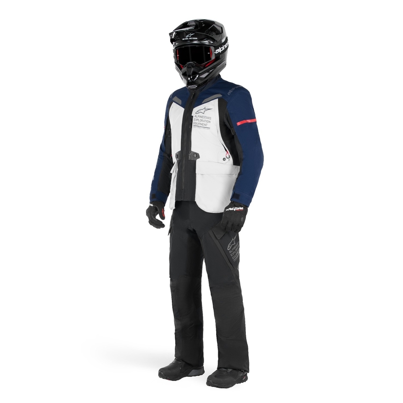 Alpinestars ST-7 Gore-Tex šviesiai pilkai mėlyna-juoda-juoda striukė