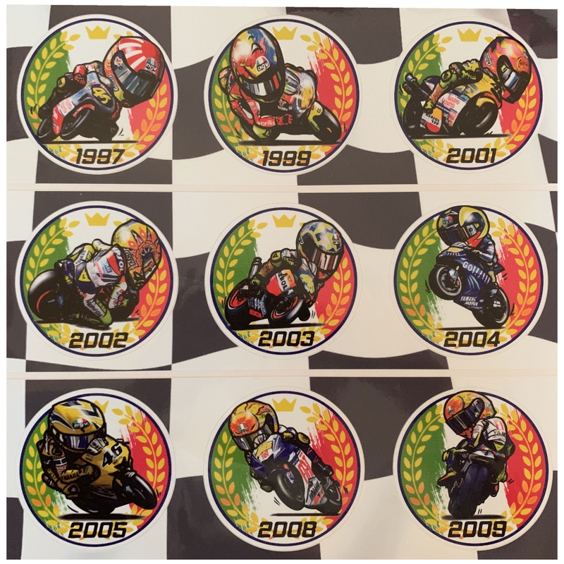 Valentino Rossi lipdukų rinkinys