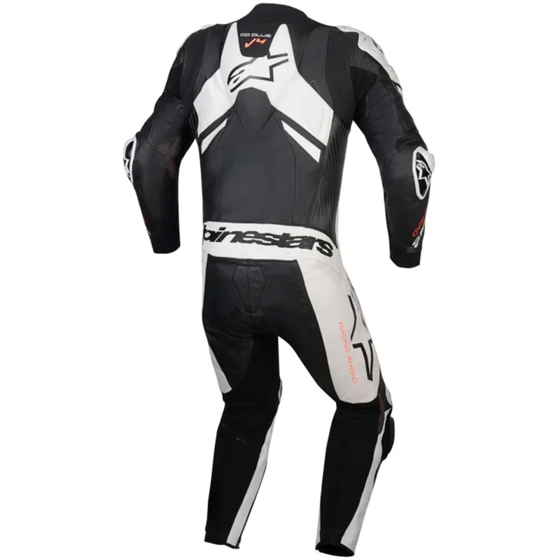 Alpinestars GP Plus V4 Sprint, suderinama su Tech-air, juoda-balta-raudona fluo