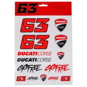 Francesco Bagnaia lipdukų rinkinys