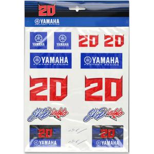 Fabio Quartararo Yamaha MotoGP lipdukų rinkinys