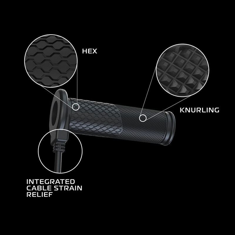 "Oxford Hotgrips PRO Touring" šildomos rankenos su integruotu valdymu rankenoje