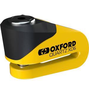 Diskinių stabdžių užraktas "Oxford Quartz XD6" geltonai juodas