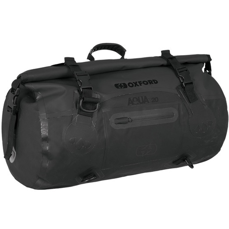 Neperšlampamas "Oxford Aqua T-20" ritininis krepšys 20 l juodos spalvos