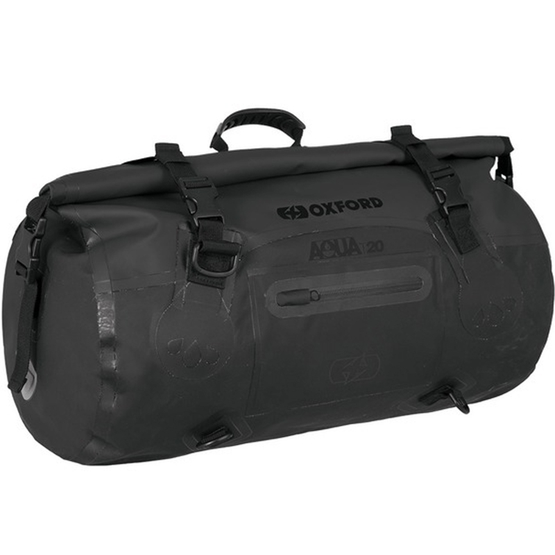 Neperšlampamas "Oxford Aqua T-20" ritininis krepšys 20 l juodos spalvos