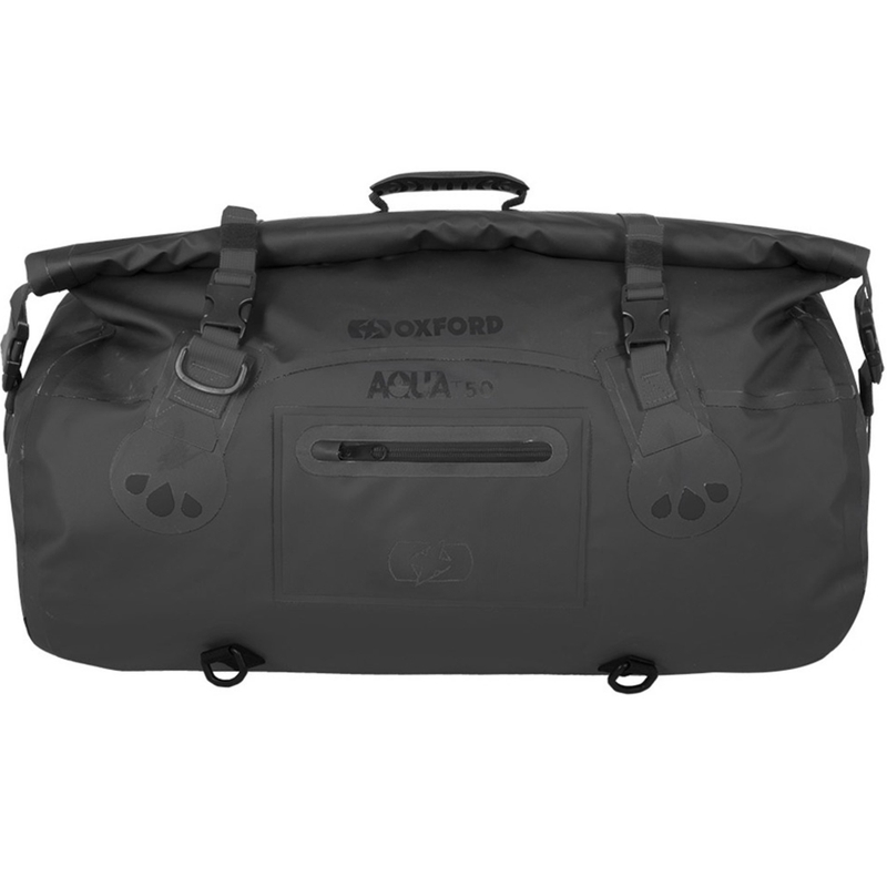 Neperšlampamas "Oxford Aqua T-50" ritininis krepšys 50 l, juodas