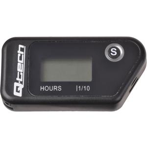"Q-TECH" belaidis nulinės valandos matuoklis, juodas