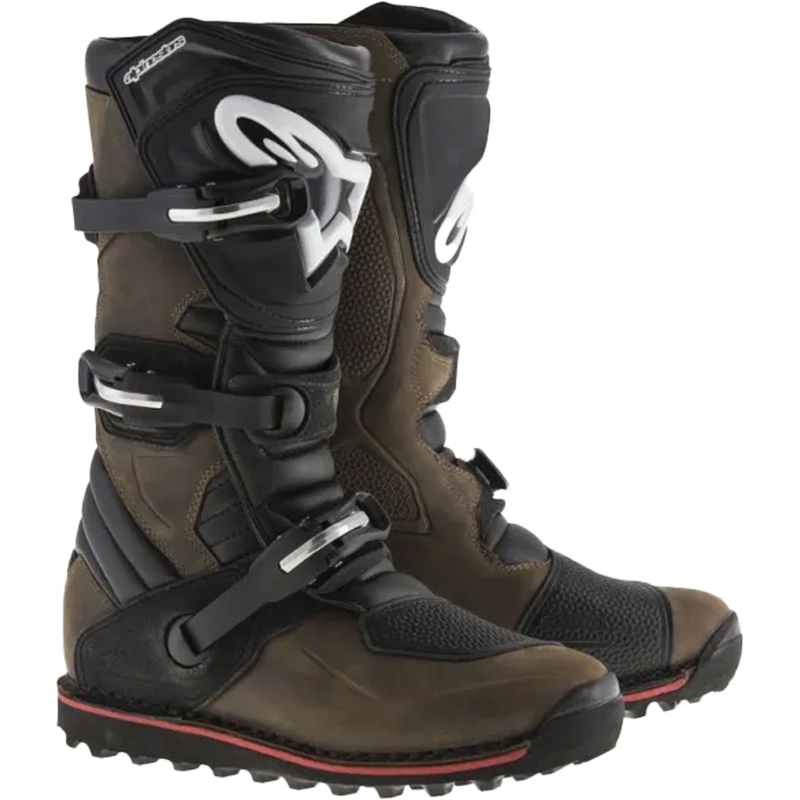 "Alpinestars Tech Trial" motociklininkų batai iš alyvuotos odos