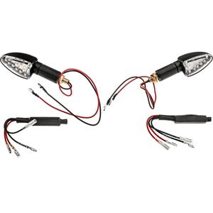 "Oxford LED Arrow long" su skaidriu stiklu ir juodu korpusu