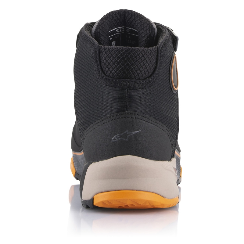 "Alpinestars CR-X Drystar" juodai-rudai-oranžiniai motociklininko batai
