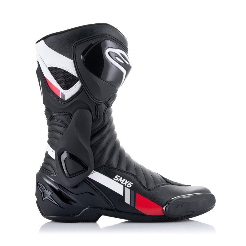 Alpinestars S-MX 6 juodai-baltai-pilkai-raudoni motociklininko batai