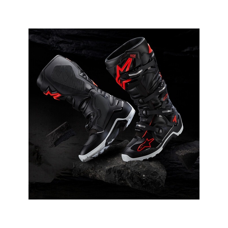 Motociklininko batai Motociklininko batai Alpinestars Tech 7 Enduro black-red fluo-whiteTech 7 Enduro black-red fluo-white