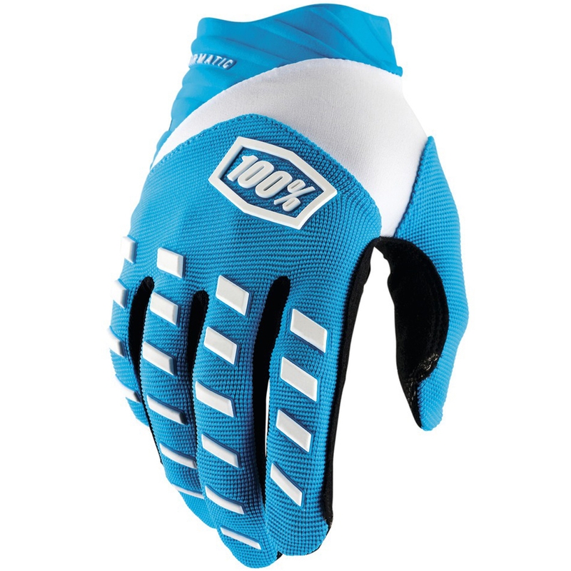 Motokroso pirštinės 100% - JAV AIRMATIC mėlynos